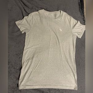Abercrombie and Fitch Light Grey Short Sleeve Tee